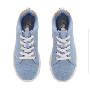 Keds Bliss Walk Jersey Lace Up Light Blue Sneakers